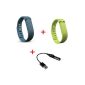 Combo Fitbit Flex Bracelet Lime Small (with Clasp without trackers) + USB charging cable (Toys)