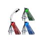 New class colorful colors changing green blue red 5 LED colors bright light-giving glowing LED shower head Bath Faucet Light of Kurtzy TM (tool)