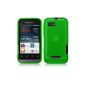 Prima Case - Green - Transparent TPU Silicone Case for Motorola Defy Mini (Electronics)