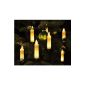 15 LED Real Wax wax Lichterkette lighting candle candles Christmas