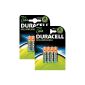 Duracell - Rechargeable Battery - AAA x 8 - (LR03) (Health and Beauty)