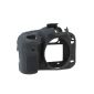 easyCover Silicone Protective Case (Camera Case, Camera Cover, Cover Skin) custom made for Canon EOS 7D Mark II (black) (Electronics)