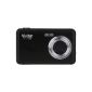 Vivitar ViviCam T027 12MP Digital Camera - Black (HD, 12.1 megapixels, 2.7 
