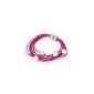 Shamballa bracelet leather bracelet Bracelets magnetic clasp with Rhinestone 5 different balls. Colors NEW (Textiles)