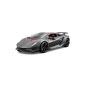 Bburago - 2043145 - Miniature Vehicle - Model AT-wide - More Lamborghini Sesto Elemento - Metallic Grey - 1/24 Scale (Toy)