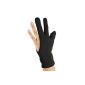 Euro style heat protective glove protective glove protects against burning with straightener curling iron straightener
