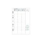 Exacompta 28272 organizer refill Exatime 21 semainier vintage one week on 2 pages vertically White Paper January to December Year 2016 (Office Supplies)