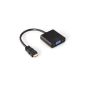 Cable Adapter Converter Mini HDMI Male to VGA Female (Electronics)
