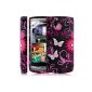 Cover shell Gel Case for Samsung S8530 Wave 2 with pattern + protective film (Electronics)