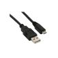 :) Power Supply Micro USB - Cable Wire for Sony Ericsson Phones cord (1.5m Black) - Arch, Aspen, Cedar, Neo, Play, Rachael, Spiro, Vivaz Pro, Xperia X10, Xperia X10 Mini and Xperia X10 Mini Pro , X2, X2a, X8, Yendo cable for Smartphone (Electronics)