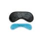 Paisley sleep mask with cooling pad / Cool Pack, Black (Kitchen)