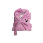 MQ Playboy Bathrobe Sauna coat robe microfiber size XL Unisex pink / pink