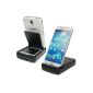 Micro USB Dock Cradle Charger for Samsung Galaxy S4 i9500 i9505 Siv available with battery slot (Electronics)