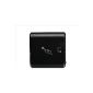 KRS - SU8 black - New Music Angel Sound Box Cube portable mini stereo speakers / speakers / sound station / speaker system with built-in radio alarm clock Calendar USB slot Micro-SD card slot MP3 Player (Electronics)