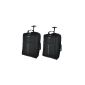 Frenzy / 5 Cities cabin luggage roller suitcase severely Travel bags Travel Bag Go with Ryanair, Easyjet, Air France, British Airways.  55 / 50cm is part of 55x40x20cm and 50x40x20cm.  40L capacity.  (Luggage)