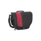 Tamrac Rally 2 Messenger Camera Bag, black / red (Electronics)