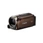 Canon LEGRIA HF R56 HD Camcorder (7.5 cm (3 inch) touchscreen LCD, 3.2 megapixel, CMOS, 32 times opt. Zoom) brown (Electronics)