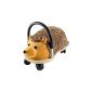Trotter Wheely Bug 51100I Hedgehog, multi-directional, small 1 to 3 years, wooden body on wheels, heavy duty, excellent quality, hours of fun guaranteed!  (Toy)