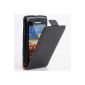 youcase - Samsung Galaxy W GT-I8150 Flip Case Cover Klapptasche mobile shell black (Electronics)