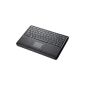Perixx PERIBOARD-710PLUS, Wireless Keyboard with Touchpad - Super mini 230x160x23 mm - 2.4G - Keys Notebook - AZERTY