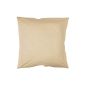 Interior 1640692 Softness Pillow Pillow Cotton Wheel Flat Kingdom + Sand Point Bourdon 57 Fils 63 x 63 cm (Kitchen)