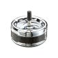 123068 Ashtray with stripes 13.5cm (household goods)