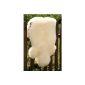LAMBSKIN SHEEPSKIN furskins white 110-120 cm ecologically tanned