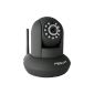 [New P2P Technology] Foscam FI9831P HD IP Camera WiFi WLAN two-way audio with built-in plug and play microphone, motion detection, email alarm, free DDNS, SD card support, (1.3 megapixel, wireless, 1280 x 960 pixels) Black (Electronics)