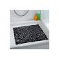 * Pm * shower insert shower mat anti-slip mat Kieseldecor When mat black (household goods)