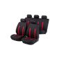Walser 11809 Car Seat Cover Hastings 2VS 2-piece 5NS 1RS 5-piece Coll.  Basic, red (Automotive)