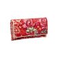 Oilily Painted Flowers L Wallet Cherry OCB0118-2002, Women purses, red (Cherry 2002) 18:25 x 10 x 3 (WxHxD) (Shoes)