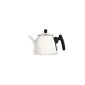double walled insulated teapot Duet® classic stainless steel glossy black fittings 1.2 ltr.  (Household goods)