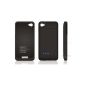 Eclipse iPhone 4 4S External Battery Case 1900mAh Color Black (Electronics)