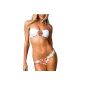 Yigoo Trikini Swimsuit 2 pieces Female Bikini push up Crystal Headband (Miscellaneous)