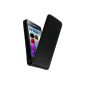Ishild Premium Flip Case / Cover / Case - for Samsung Galaxy S2 (GT-i9100 / GT-i9105 PLUS) - Black (Electronics)