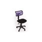 Children and Youth office chair desk chair N30 network structure ~ Purple