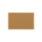 5 906 713 StarOffice cork board 90 x 60 cm cork / wood piece, brown (Office supplies & stationery)
