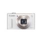 Canon PowerShot SX610 HS Digital Camera (20.2 megapixels CMOS HS System, 18x optical, zoom, 36x zoom Plus, opt. Image Stabilization, 7.5 cm (3 inch) display, Full HD movie, WLAN, NFC) White (Electronics)