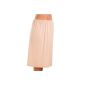 Mid-length skirt - antistatic - woman - beige - 61 cm (Clothing)