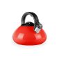 Klarstein Queensbridge - old-school wheeze Kettle stainless steel (2.5L, depending also on induction, machine washable) - Red