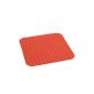 WENKO 18945100 shower insert Tropic Red - anti-slip finish, suction cups, plastic, red (household goods)