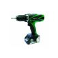 Hitachi DS18DSFL (1.5) cordless drill, green (tool)