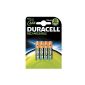 Duracell - Rechargeable battery (HR03) - AAA x 4 to 950 mAh / 1.2V (Accessory)