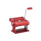Marcato 08 0163 14 00 Original Italian Pasta Machine Atlas 150 Wellness, red (household goods)