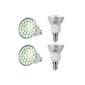 Bulb E14, E14 5W IDACA 4 x 30 * 5050 SMD LED Bulb E14 Spotlight Lamp (5W, cool white)