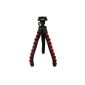 Polaroid Flexible foam stand with locking and pivoting ball head - Color Red (Accessories)