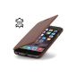 StilGut® Book Type Case without clip, leather case for Apple iPhone 6 (4.7 