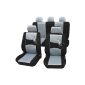 Cartrend 60223 Gecko Mesh Seat Cover-Set, gray, with docu seam (Automotive)