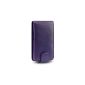 SAMSUNG I9103 Galaxy R phone Leather Case Cover in purple, QUBITS Retailverpackung (Electronics)