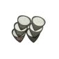 Ibanez BPA16MS-BK Set of 6 picks Grip Wizard, sand grip thickness Medium Black (Electronics)